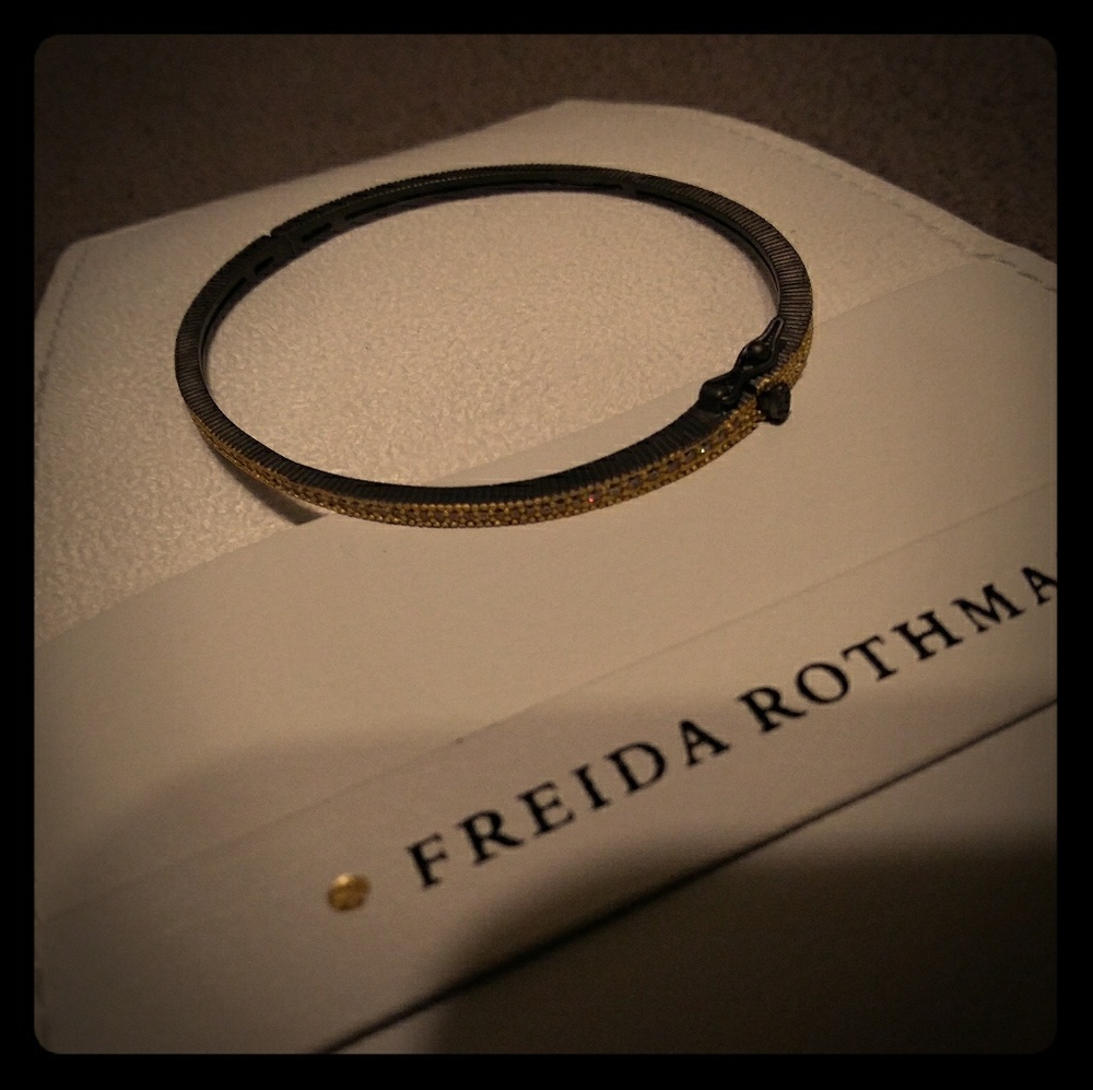 Freida rothman gold bracelet